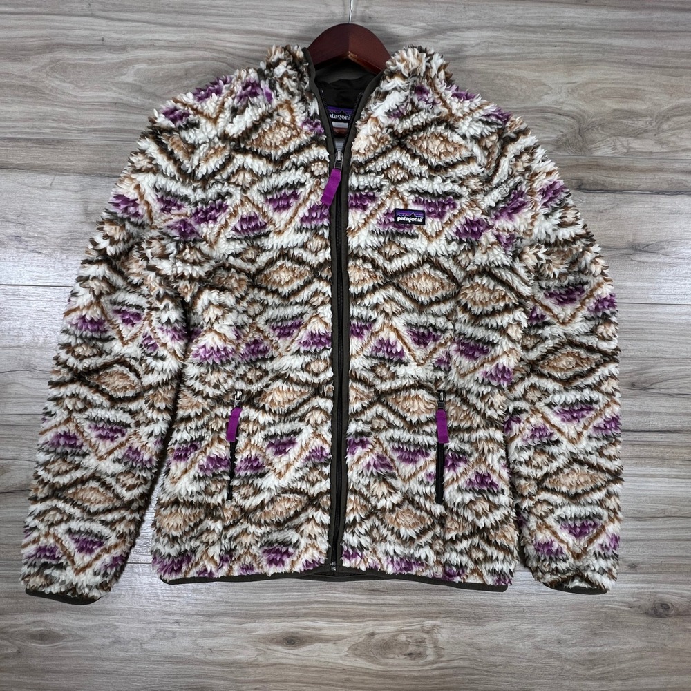 Patagonia Womens XL Retro-X Cardigan Aztec Tribal Fleece Jacket 23065 FA13 AYR